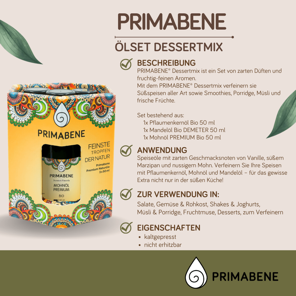 Bild von Ölset - Dessertmix, in der Primabene Geschenksbox